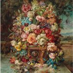 پازل 1000 تکه ریکوردی طرح برج  سبد گل