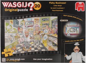 پازل جامبو 1000 تیکه سوپ چپ دستها fishy buisiness (wasgij20)