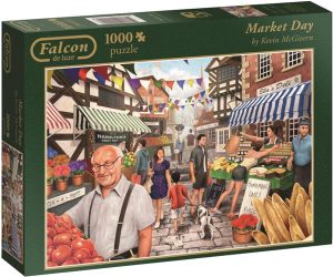 پازل جامبو 1000 تکه بازار روز ( Market day (Falcon