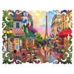 مینی پازل 166عددی برند گلکسی طرح پاریس وسگ