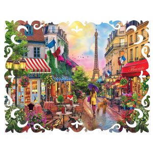 مینی پازل 166عددی برند گلکسی طرح پاریس وسگ