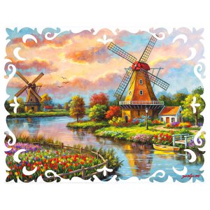 مینی پازل برند گلکسی طرح مدرن