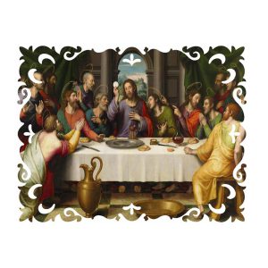 مینی پازل 166عددی برند گلکسی طرح شام آخر