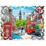 مینی پازل 166عددی برند گلکسی  طرح لندن