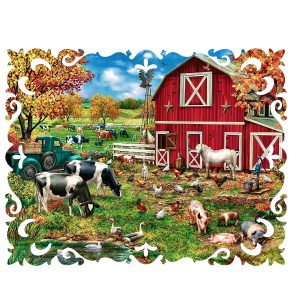 مینی پازل 166عددی برند گلکسی طرح مزرعه