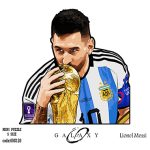 مینی پازل 170عددی برند گلکسی طرح مسی