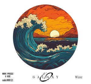 مینی پازل 170عددی برند گلکسی طرح موج