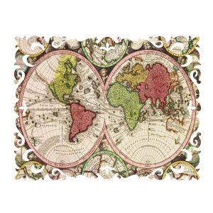 مینی پازل 166عددی برند گلکسی طرح نقشه زمین