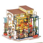 پازل 3 بعدی مینیاتوری روبوتایم مدل گلفروشی Flower Shop