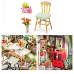 پازل 3 بعدی مینیاتوری روبوتایم مدل گلفروشی Flower Shop