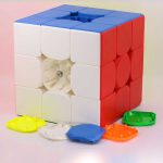 روبیک 3*3 بزرگ 18 سانتی کای وای وریور استیکرلس QiYi Warrior Plus 3×3 (18.8cm)
