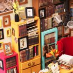 پازل 3 بعدی مینیاتوری روبوتایم مدل کتابخانه Sam stydy