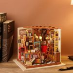 پازل 3 بعدی مینیاتوری روبوتایم مدل کتابخانه Sam stydy