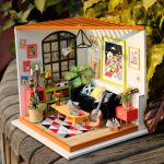 پازل 3 بعدی مینیاتوری روبوتایم مدل اتاق خواب نشیمن Lucas Sitting Room