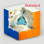 روبیک 3*3 کای وای تورنادو V3 مگنت فلگ شیپ استیکرلس