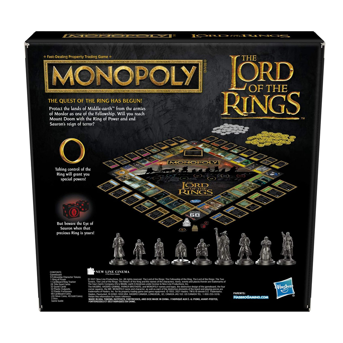 ar7 بازی برد گیم های مونوپولی ارباب حلقه ها