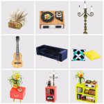 پازل 3 بعدی مینیاتوری روبوتایم مدل اتاق خواب نشیمن Lucas Sitting Room