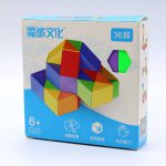 روبیک ماری 36 قطعه مویو چند رنگ