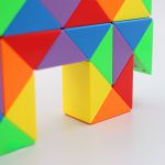 روبیک ماری 48 قطعه مویو چند رنگ