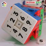 روبیک 3*3 یوکسین جدول اعداد کشویی