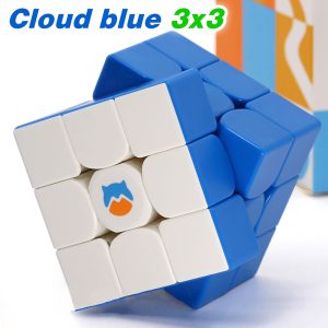 روبیک 3*3 گنز مانسترگو ابر آبی ورژن 3 استیکرلس