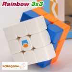 روبیک 3*3 گنز مانسترگو استیکرلس ورژن 3 رنگین کمان