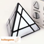 برج هرم حجمی آینه ای شنگ شو نقره ای