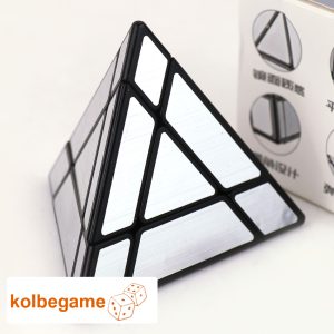 برج هرم حجمی آینه ای شنگ شو نقره ای