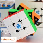 روبیک 3*3 گنز 356 ام ورژن دو بدون جی ای اس اضافی استیکرلس GAN356M no GES+