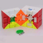 روبیک 3*3 مویو میلانگ مگنت استیکرلس یو وی ورژن 2 Meilong 3×3 M V2 UV