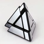 برج هرم حجمی آینه ای شنگ شو نقره ای