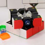 روبیک 3*3 گنز 356 ام ورژن دو بدون جی ای اس اضافی استیکرلس GAN356M no GES+