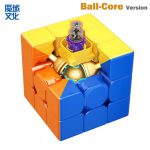 روبیک 3*3 مویو سوپر آر اس 3 ام مگلو هسته مگنت(بال کور) استیکرلس Super RS3M CoreM BallCore 2020