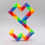 روبیک ماری 36 قطعه مویو چند رنگ