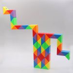 روبیک ماری 60 قطعه مویو چند رنگ