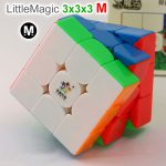 روبیک 3*3 یوکسین لیتل مجیک مگنت استیکرلس little M
