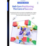 روبیک 3*3 مویو سوپر آر اس 3 ام مگلو هسته مگنت(بال کور) استیکرلس Super RS3M CoreM BallCore 2020