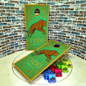 کورن هول پلنگ بهمراه 8 عدد کیسه