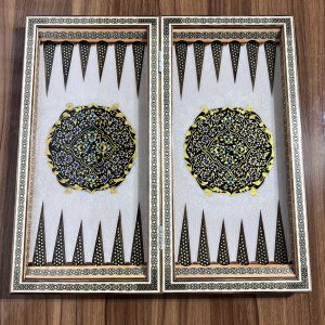 تخته نرد و شطرنج خاتم کاری کد 160006