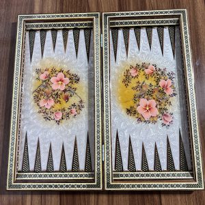 تخته نرد و شطرنج خاتم کاری کد 160008