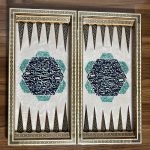 تخته نرد و شطرنج خاتم کاری کد 160009