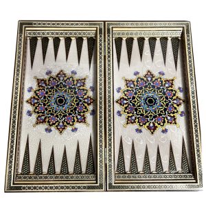 تخته نرد و شطرنج خاتم کاری کد 160011