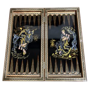 تخته نرد و شطرنج خاتم کاری کد 160013