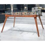 فوتبال دستی شیشه ای پایه چوبی