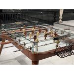 فوتبال دستی شیشه ای پایه چوبی