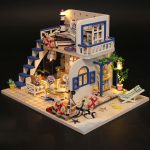 پازل 3بعدی خانه مینیاتوری مدل Blue coast (کد M032)