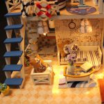 پازل 3بعدی خانه مینیاتوری مدل Blue coast (کد M032)