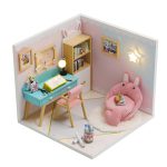 پازل 3بعدی خانه مینیاتوری مدل Study room (کد S2006)
