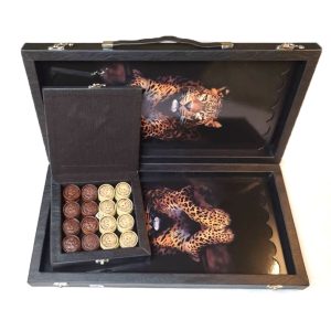 تخته نرد روکش چرم