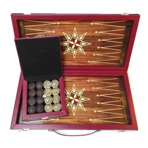 تخته نرد روکش چرم